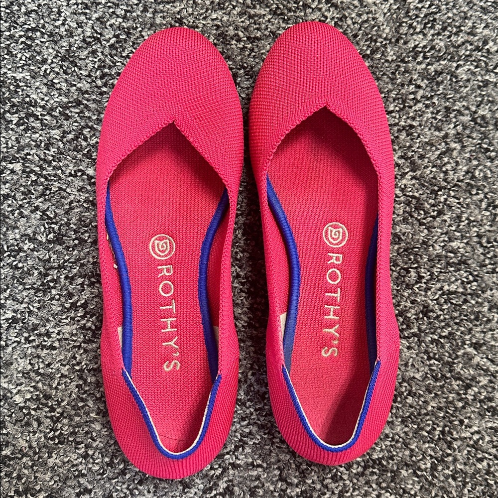 Rothy’s pink flats